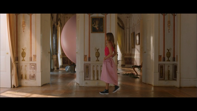 Video Reference: room, dress, girl, screenshot, flooring, interior design, floor, house