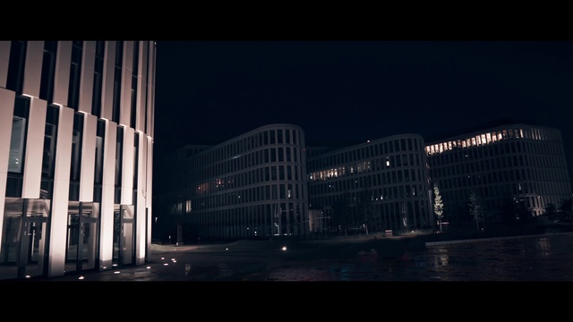 Video Reference: Metropolitan area, Metropolis, Urban area, Black, City, Night, Architecture, Darkness, Sky, Human settlement