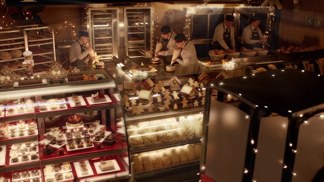 Video Reference: Bakery, Chocolate, Pâtisserie, Metal, Building, Cuisine, Pastry
