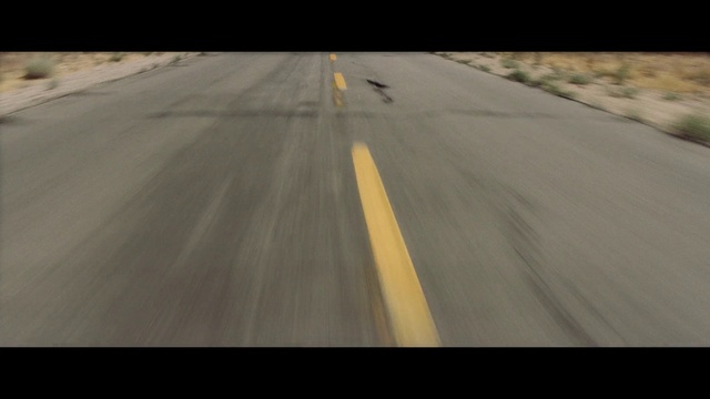 Video Reference: Road, Asphalt, Lane, Yellow, Mode of transport, Road surface, Atmospheric phenomenon, Horizon, Thoroughfare, Morning