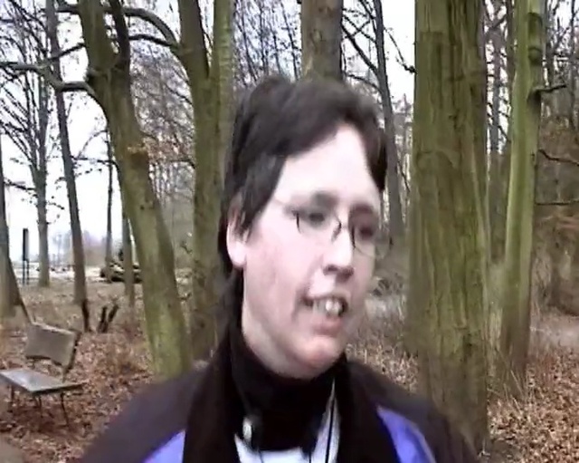 Video Reference: tree, face, person, facial expression, woody plant, mammal, vertebrate, human hair color, ecosystem, head