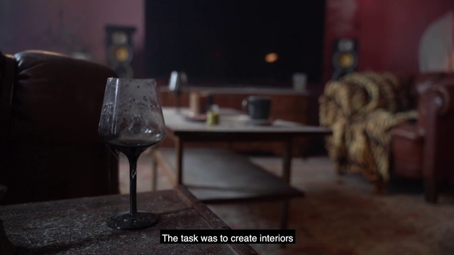 Video Reference: Room, Table, Furniture, Chair, Glass, Wine glass, Darkness, Restaurant, Stemware, Photography