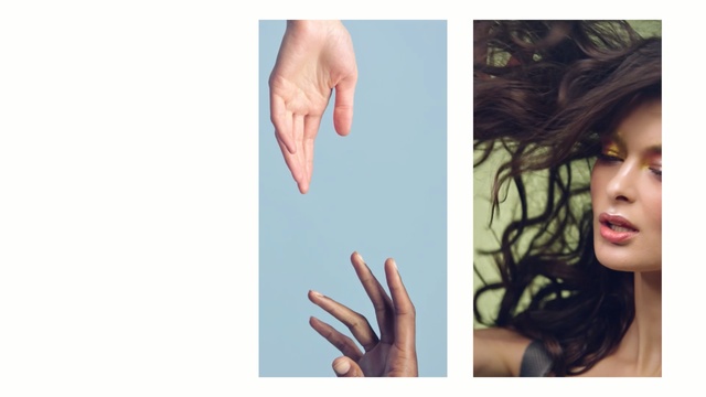 Video Reference: skin, beauty, eyebrow, hand, finger, black hair, lip, nail, neck, eyelash, Person