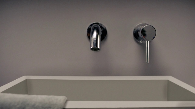 Video Reference: Tap, Wall, Plumbing fixture, Sink, Room, Bathroom sink