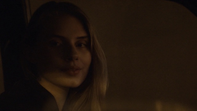 Video Reference: Face, Hair, Nose, Black, Eyebrow, Portrait, Lady, Cheek, Facial expression, Lip