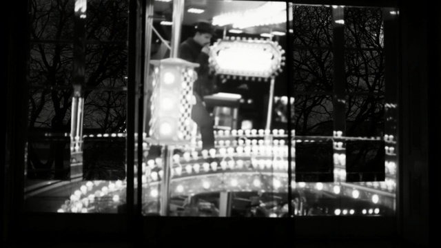 Video Reference: black, black and white, photograph, monochrome photography, landmark, urban area, metropolis, photography, darkness, display window