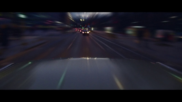 Video Reference: Black, Mode of transport, Road, Lane, Night, Light, Darkness, Sky, Highway, Automotive lighting