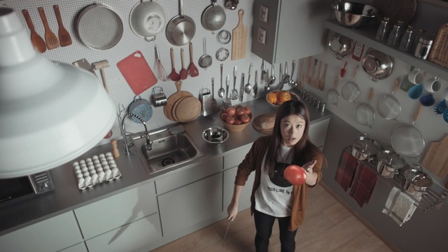 Video Reference: room, product, interior design, Person