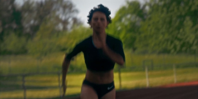 Video Reference: Sky, Flash photography, People in nature, Exercise, Happy, Fun, Sportswear, Athlete, Grass, Running