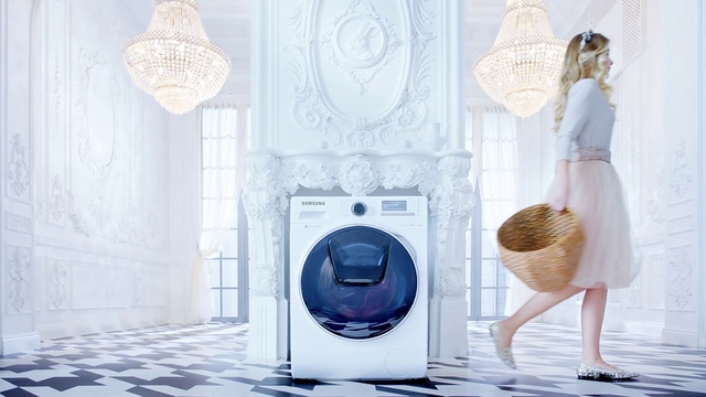 Video Reference: Product, Room, Dress, Furniture, Door, Interior design, Washing machine, Shoe, Major appliance, Clothes dryer