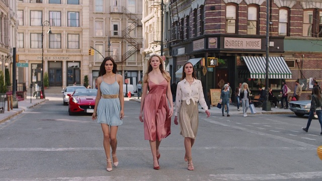 Video Reference: Street fashion, Fashion, Snapshot, Walking, Street, Urban area, Pedestrian, Dress, Beige, Vehicle