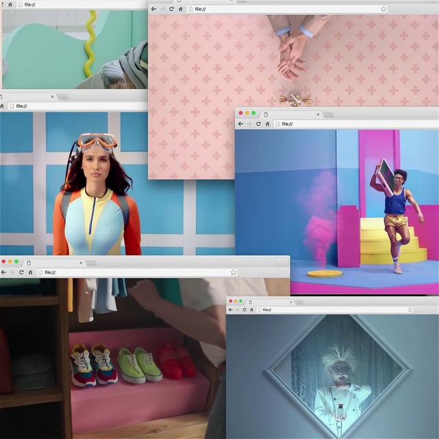 Video Reference: Pink, Room, Collage, Photography, Furniture, Art, Magenta