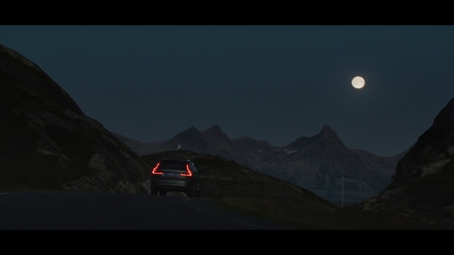 Video Reference: Sky, Light, Night, Screenshot, Midnight, Moonlight, Atmosphere, Darkness, Mountain range, Mountain