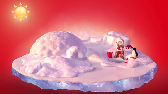 Video Reference: Igloo, Animation, Nativity scene, Fictional character