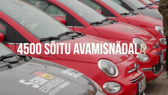 Video Reference: Land vehicle, Vehicle, Car, Motor vehicle, City car, Red, Hood, Fiat 500, Fiat 500, Windshield