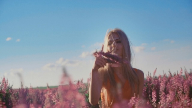 Video Reference: Sky, Beauty, Sunlight, Summer, Fun, Blond, Spring, Happy, Hand, Photography, Person