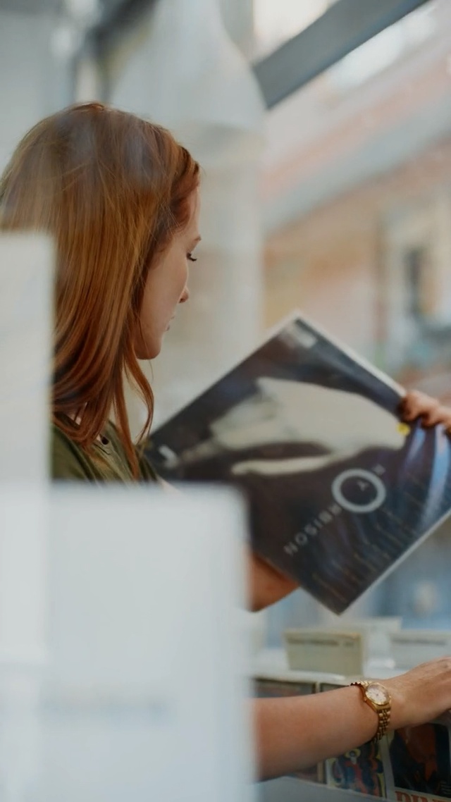 Video Reference: Photography, Long hair, Brown hair, Reading