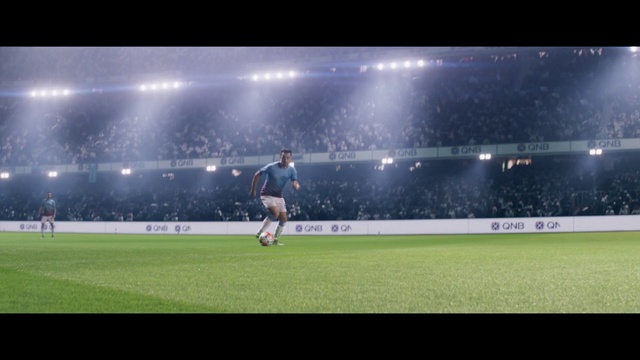Video Reference: Player, Sport venue, Sports equipment, Football, Stadium, Soccer-specific stadium, Football player, Atmosphere, Grass, Ball game