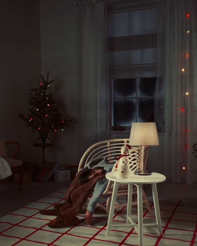 Video Reference: Chair, Room, Light, Furniture, Interior design, Lighting, Christmas, Tree, Window, Christmas decoration
