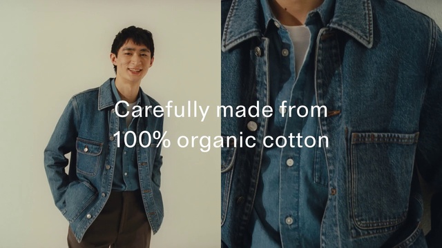 Video Reference: Denim, Jeans, Clothing, Jacket, Outerwear, Textile, Sleeve, Cool, Leather, Font