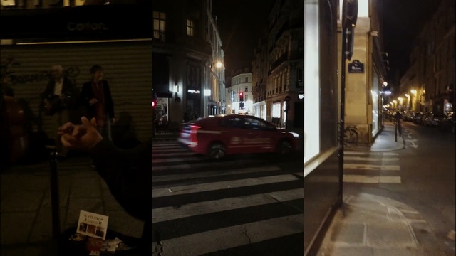 Video Reference: night, car, street, darkness, vehicle, midnight, city