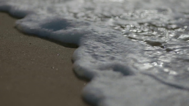 Video Reference: Water, Wave, Sand, Close-up, Geological phenomenon, Sea, Geology, Rock