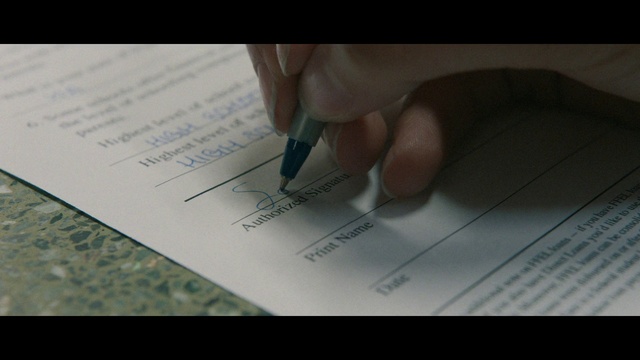 Video Reference: Handwriting, Text, Writing, Writing instrument accessory, Line, Font, Document, Finger, Hand, Number