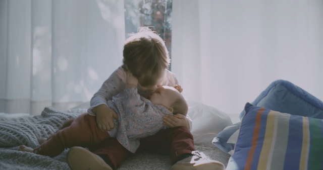 Video Reference: Child, Room, Comfort, Leg, Toddler, Sitting, Baby