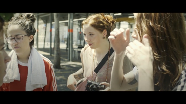 Video Reference: Hair, Photograph, Hairstyle, Snapshot, Lady, Human, Scene, Fun, Conversation, Photography, Person