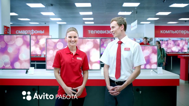 Video Reference: red, clothing, technology, uniform, girl, advertising, product, t shirt, games, customer, Person