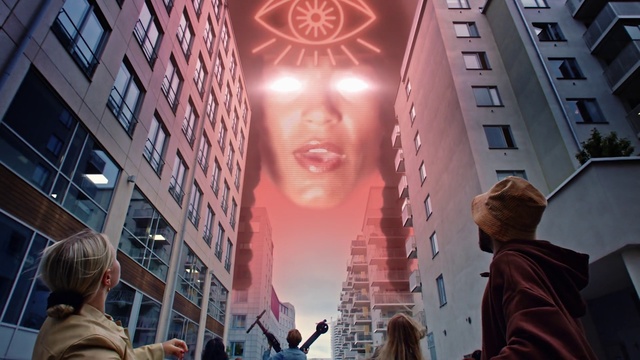 Video Reference: Pink, Facade, Architecture, Art, Temple, Mural, Building, World, City