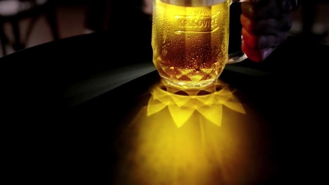Video Reference: yellow, drink, alcoholic beverage, liqueur, distilled beverage, alcohol, glass, drinkware, bottle, wine