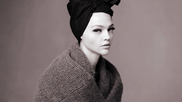 Video Reference: Clothing, Turban, Beanie, Headgear, Lip, Wool, Knit cap, Photography, Neck, Cap, Person