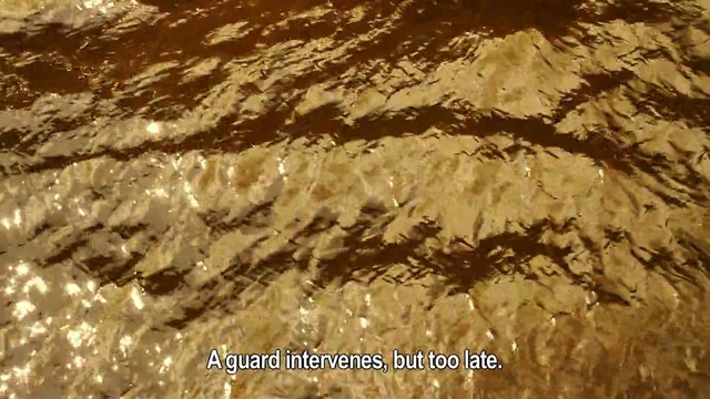 Video Reference: formation, geology, rock, water, cave, Person
