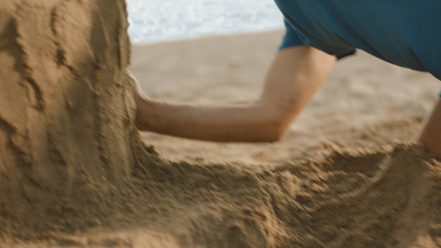 Video Reference: Sand, Leg, Foot, Hand, Human leg, Soil, Vacation, Barefoot, Mud
