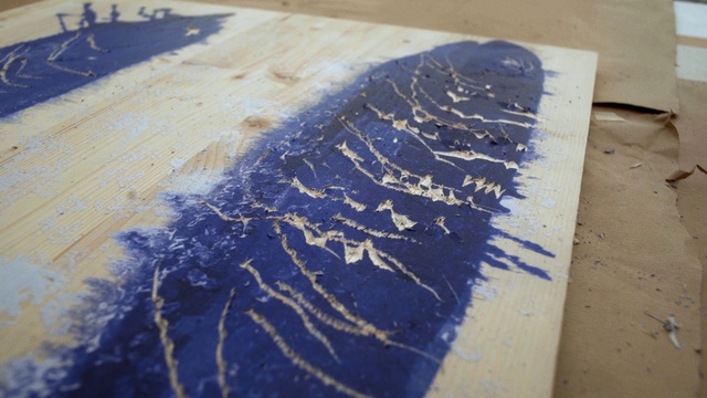 Video Reference: Cobalt blue, Pattern, Art