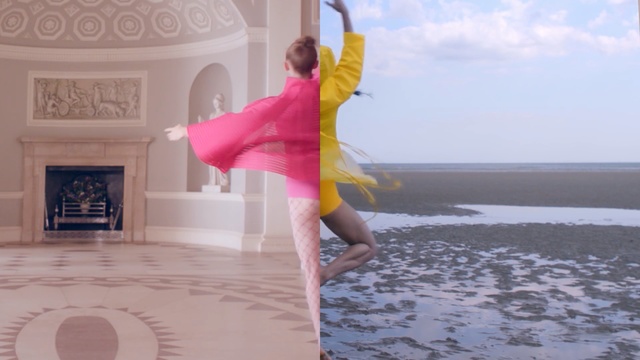 Video Reference: pink, fun, vacation, girl, physical fitness, water, sky, flooring, leisure, joint