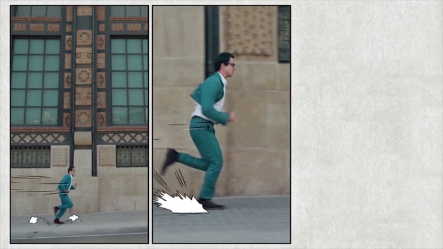 Video Reference: Standing, Wall, Leg, Joint, Footwear, Recreation, Shoe, Knee, Running, Hip