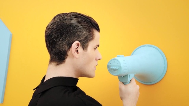 Video Reference: Ear, Megaphone, Chin, Neck