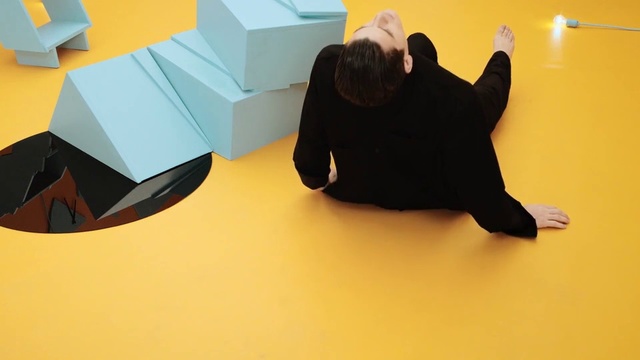 Video Reference: Yellow, Origami, Art, Floor, Room, Flooring, Paper, Paper product