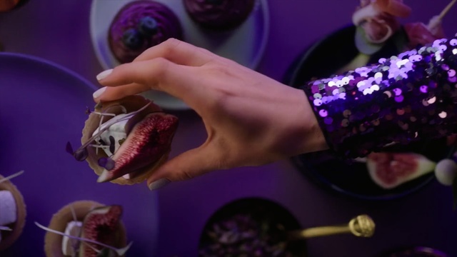 Video Reference: Purple, Violet, Nail, Hand, Finger, Fashion accessory, Plant