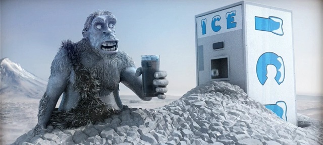 Video Reference: snow, winter, freezing, ice, sculpture, technology, arctic