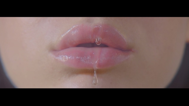 Video Reference: Lip, Face, Skin, Cheek, Nose, Chin, Close-up, Pink, Mouth, Lip gloss