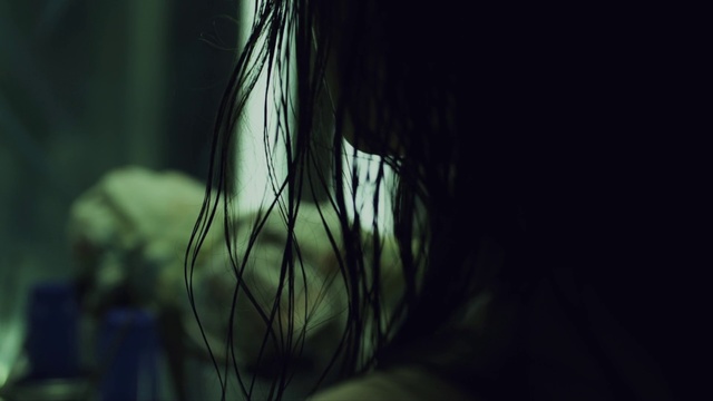 Video Reference: Hair, Green, Face, Black, Darkness, Light, Eye, Tree, Black hair, Close-up