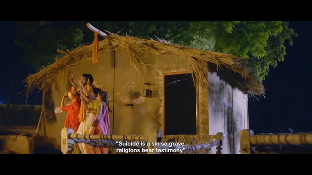 Video Reference: yellow, sky, temple, night, tree, house, evening, hut, fun, screenshot