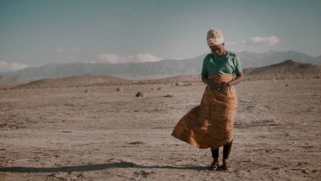 Video Reference: ecoregion, sand, steppe, sky, landscape, vacation, girl, mountain