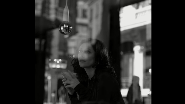 Video Reference: photograph, white, black, black and white, monochrome photography, lady, photography, darkness, girl, light, Person