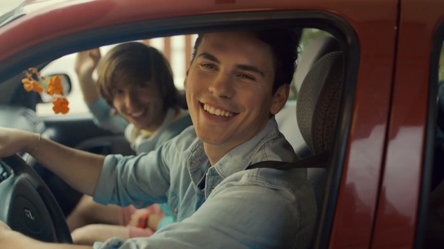 Video Reference: car, smile, snapshot, fun, vehicle, family car, child, product, cool, girl, Person