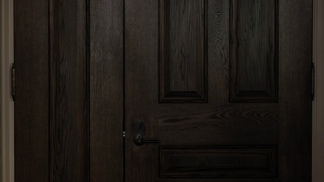 Video Reference: Wood, Black, Hardwood, Brown, Wood stain, Door, Line, Room, Pattern, Floor