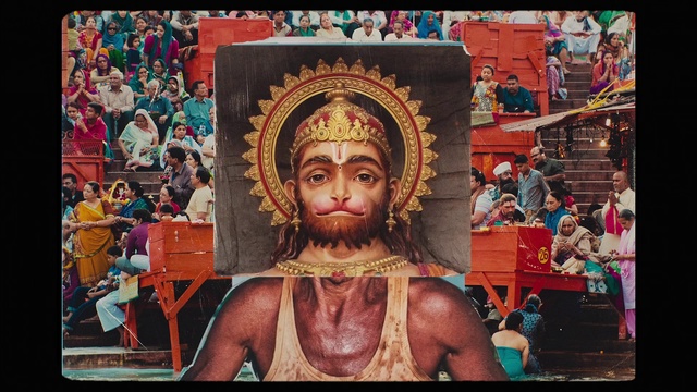 Video Reference: Head, Art, Cheek, Guru, Hindu temple, Temple, Painting, Chest, Mythology, Stock photography